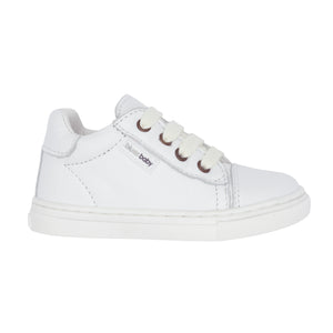 Open image in slideshow, &quot;Jack&quot; Boys White Lace Up Trainer.
